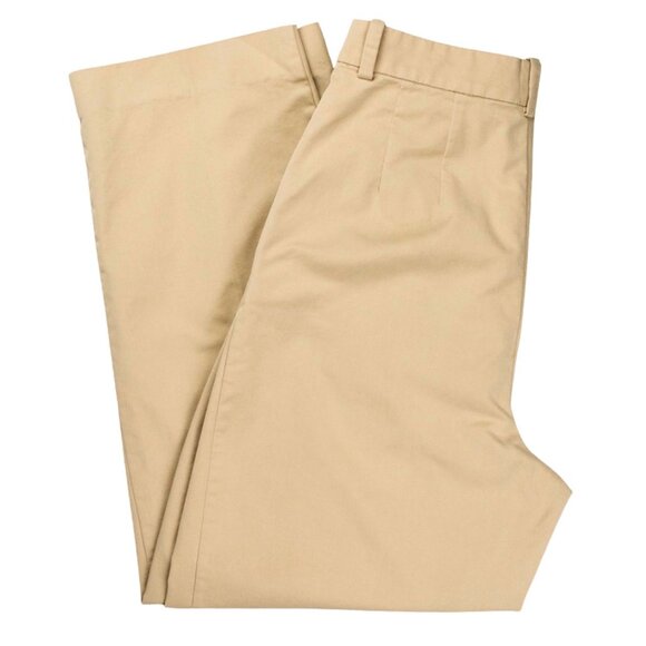 Mango MNG Pleated Beige Classic High Trousers – Pants Size US 4 - Picture 5 of 10